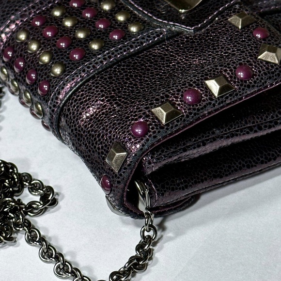 *RARE* COACH Kristin Studded Leather Crossbody - Picture 9 of 16